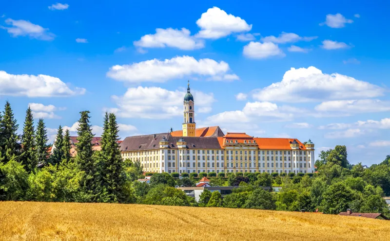 The baroque monastery complex in Ochsenhausen